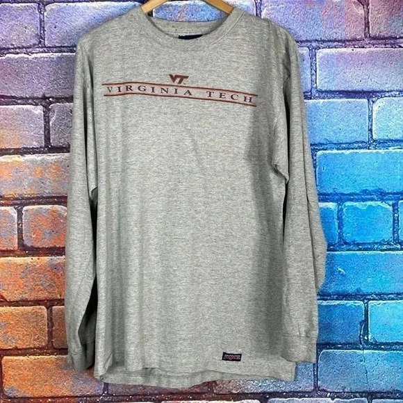 Jansport Virginia Long Sleeve Shirt Gray Medium - Picture 1 of 6